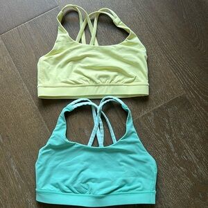 2 lululemon sports bras . Size 4